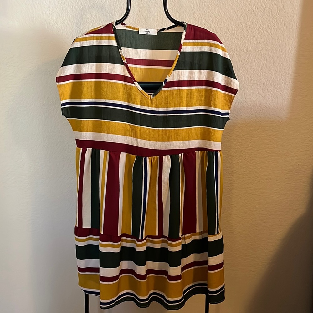 Entro Striped Dress